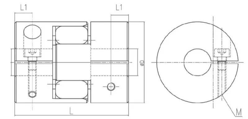 Rotex Kaplin teknik çizim